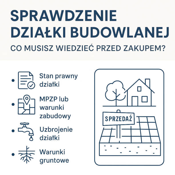 Warunki zabudowy i sprawdzenie działki budowlanej
