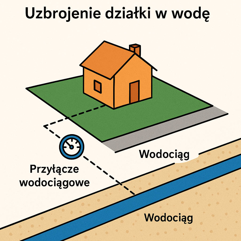 Uzbrojenie działki w wodę – poznaj wymagane formalności i koszty